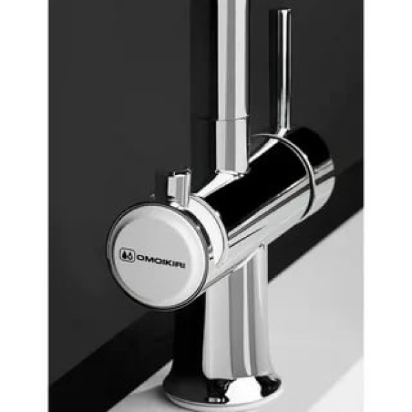 Смеситель для кухни Omoikiri Hotaru-GM-WH вороненая сталь/белые вставки на ручках (4994053) Смеситель для кухни Omoikiri Hotaru-GM-WH вороненая сталь/белые вставки на ручках (4994053)