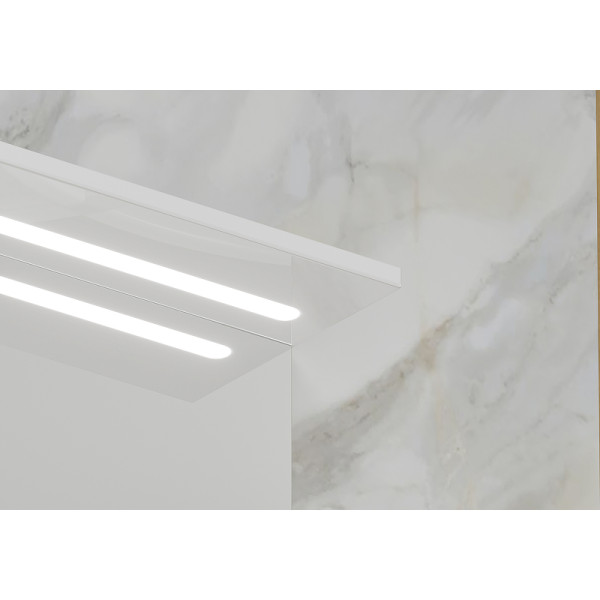 Шкаф зеркальный Volna Milena 550x700 белый (zsMLN55.L-01)