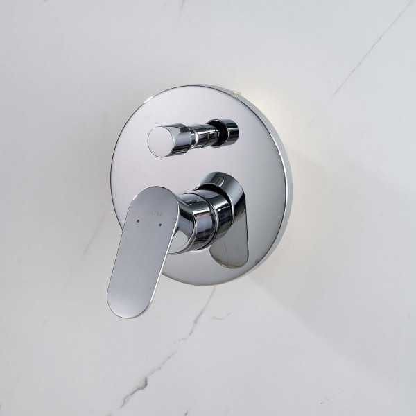 Смеситель для ваны и душа Aquatek Ника встраиваемый хром (AQ1846CR) Смеситель для ваны и душа Aquatek Ника встраиваемый хром (AQ1846CR)