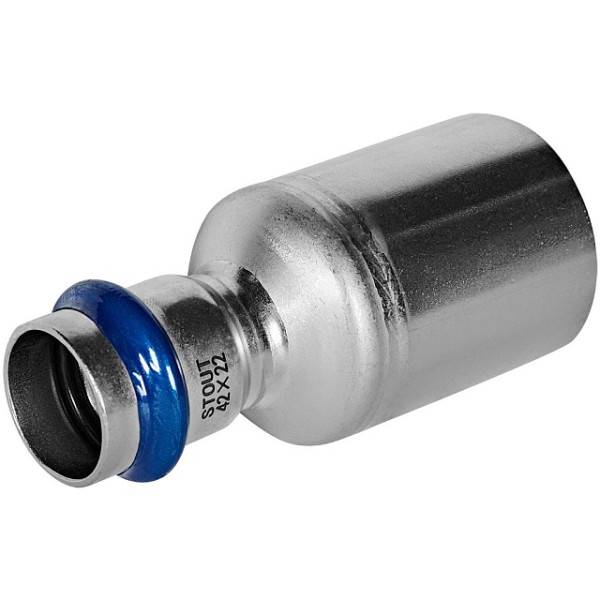 Муфта 42х22 однораструбная Stout SSS-2020 НПр-ВПр (нерж.ст., пресс) SSS-2020-004222 Муфта 42х22 однораструбная Stout SSS-2020 НПр-ВПр (нерж.ст., пресс) SSS-2020-004222
