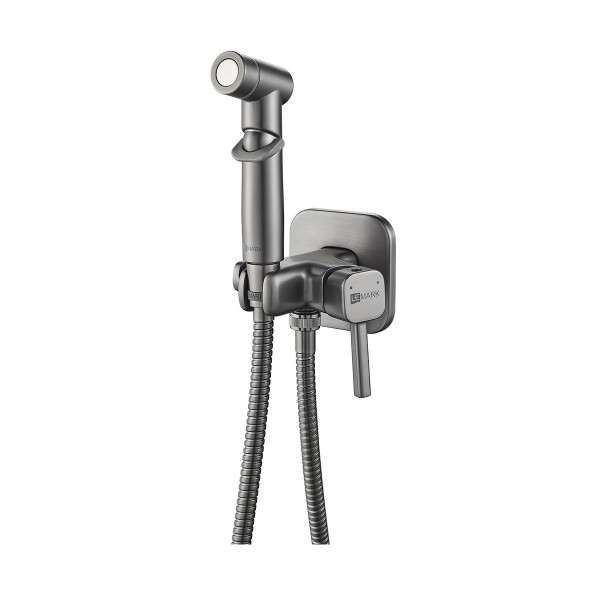 Смеситель для биде Lemark Solo графит с гигиеническим душем (LM7165GM) Смеситель для биде Lemark Solo графит с гигиеническим душем (LM7165GM)