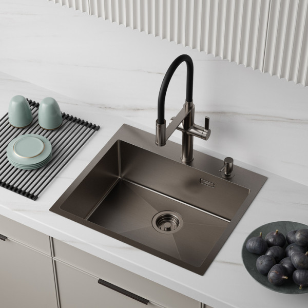 Мойка встраиваемая Iddis Haze 59x51x21 Haze сифоном графит (HAZ59GMi77) Мойка встраиваемая Iddis Haze 59x51x21 Haze сифоном графит (HAZ59GMi77)