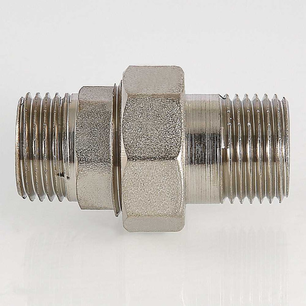 Сгон прямой 3/4" НН Valtec (никель) (VTr.728.N.0005) Сгон прямой 3/4" НН Valtec (никель) (VTr.728.N.0005)