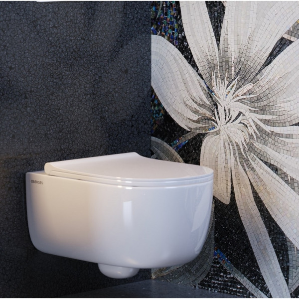 Комплект инсталляция с унитазом Berges: инсталляция Novum525, кнопка L1 белая, унитаз Ego XL Rimless, сиденье с soft-close (043323) Комплект инсталляция с унитазом Berges: инсталляция Novum525, кнопка L1 белая, унитаз Ego XL Rimless, сиденье с soft-close (043323)