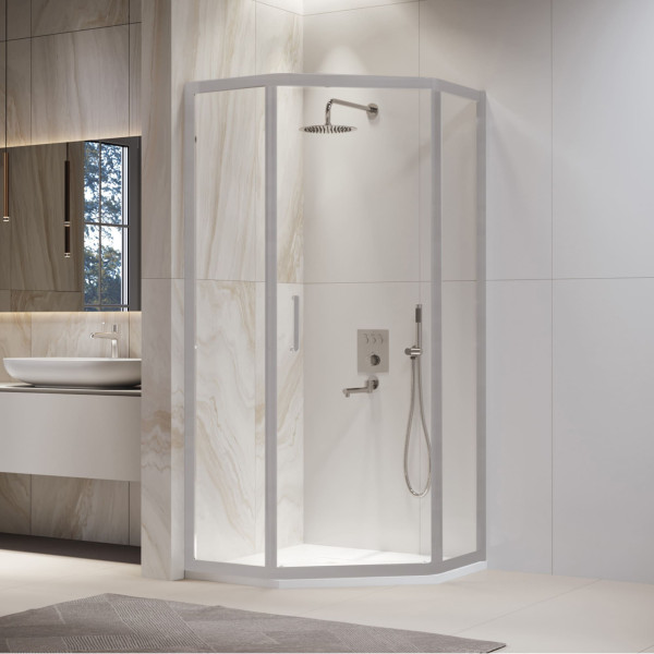 Душевой уголок RGW Passage 100x120 стекло прозрачное, профиль хром-сатин (38088602-111)