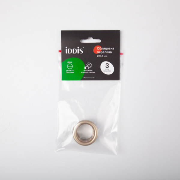 Облицовка перелива Iddis ABS-пластик 24,4 мм бронзa (917BR240SK) Облицовка перелива Iddis ABS-пластик 24,4 мм бронзa (917BR240SK)