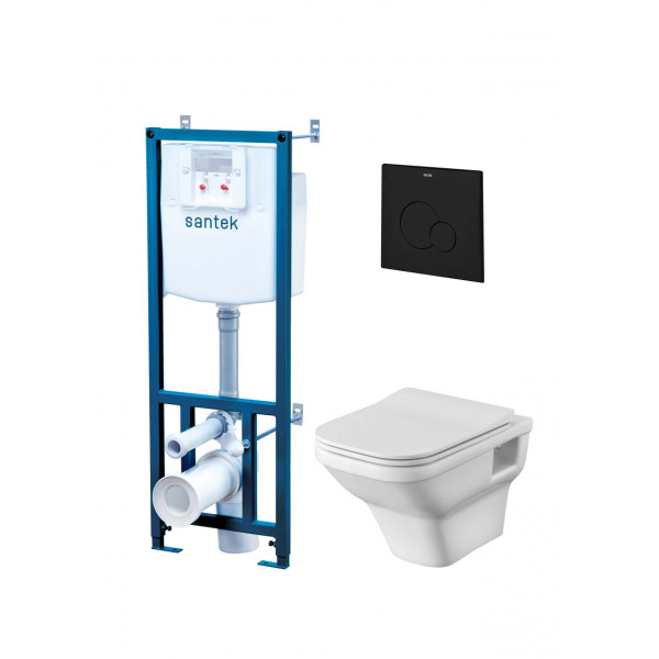 Инсталляция с унитазом с клавишей смыва Santek Лайн (1WH501778)
