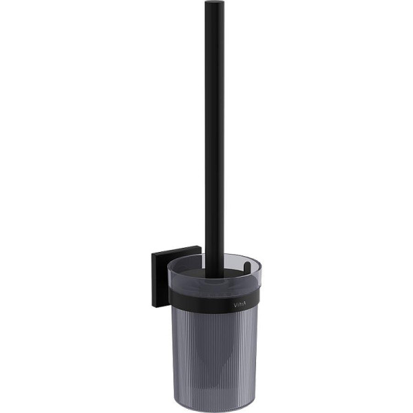 Ершик для унитаза Vitra Root с держателем черный матовый (A4481136)