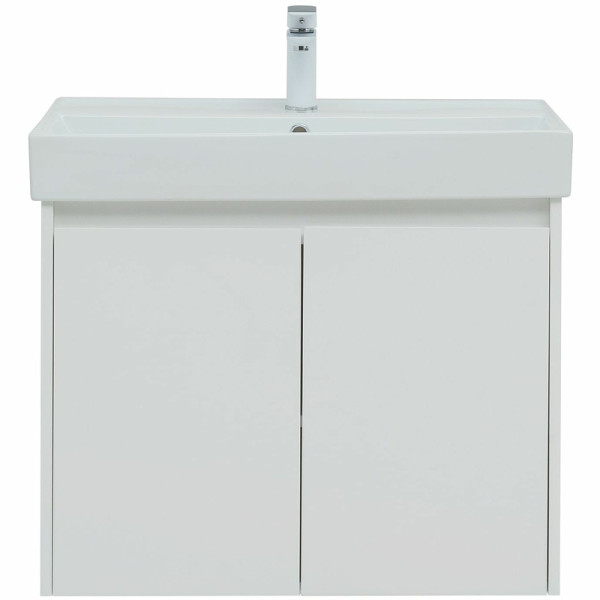 Тумба подвесная Aquanet Nova Lite 75 белый глянец (2 дверцы) (00298850)