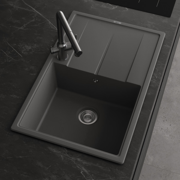 Мойка для кухни Abber Quarz 51x78x21,7 серая (AQ2904G)