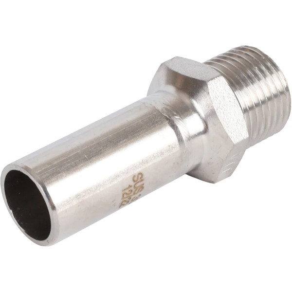 Вставка резьбовая 18х1/2"Н Rommer из нержавеющей стали (пресс) (RSS-0024-001812) Вставка резьбовая 18х1/2"Н Rommer из нержавеющей стали (пресс) (RSS-0024-001812)