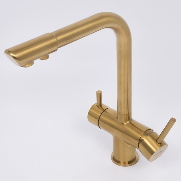 Смеситель для кухни WasserKRAFT золотой (A8387) Смеситель для кухни WasserKRAFT золотой (A8387)