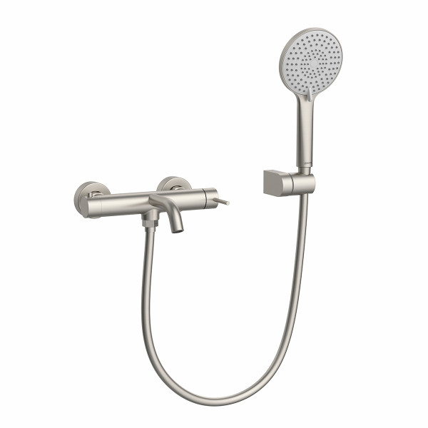 Смеситель для ванны и душа Lemark Kalina с душевым комплектом хром (LMF-2122S-BN)