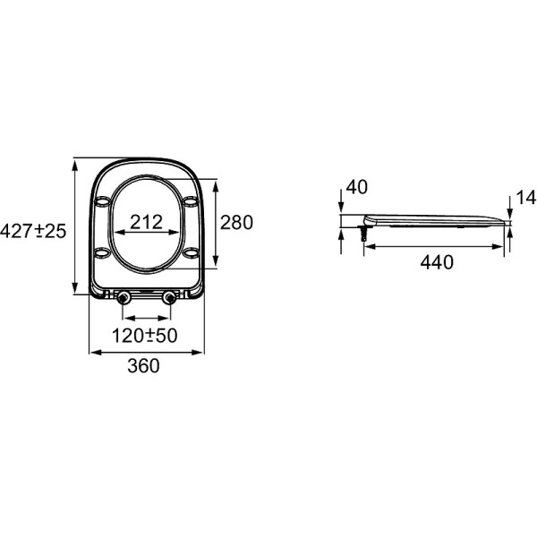 Комплект инсталляция с унитазом Jacob Delafon Vox с сиденьем тонким микролифт, с клавишей хром (E33131RU+EDM102+E20142+E4316-CP) (E21770RU-00)