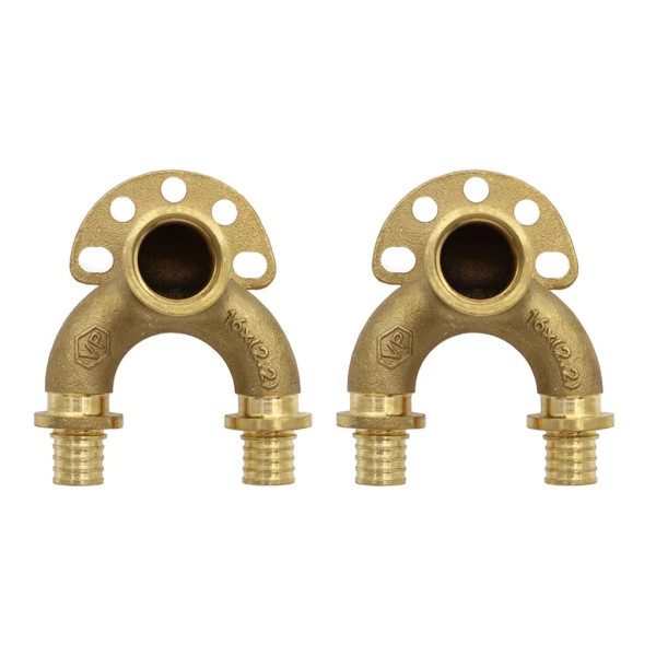 Водорозетка 16*1/2"В проходная Vieir VER-PRO PE-Xa (латунь) (VRP1620L)