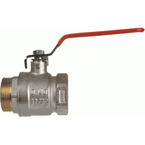 Кран 1 1/2" ВН шаровый TeRma RED (красная ручка) (31041) Кран 1 1/2" ВН шаровый TeRma RED (красная ручка) (31041)