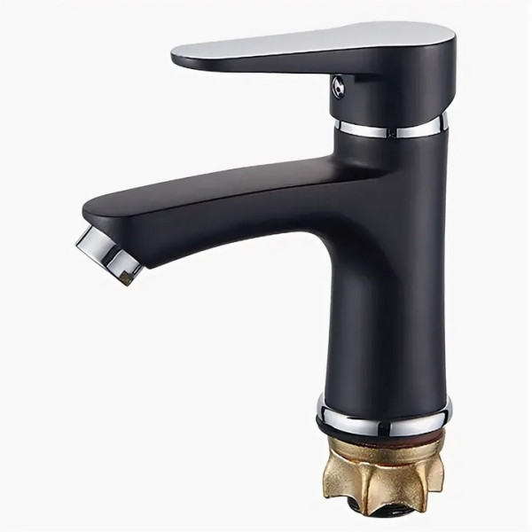 Смеситель для раковины Loffrey черный (LF81012B) Смеситель для раковины Loffrey черный (LF81012B)