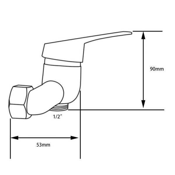 Смеситель для душа Ex-promt Ring хром (Ex161.3-05)