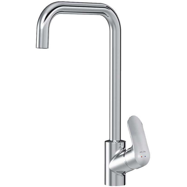 Смеситель для кухни AM.PM Like G-образный излив, хром (F8006000) Смеситель для кухни AM.PM Like G-образный излив, хром (F8006000)