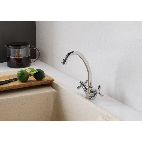 Смеситель для кухни Santek Рокс хром (WH5A41014C001)