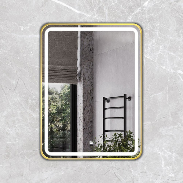 Зеркало Comforty Ситара 600x800x31 золото глянцевый (00-00017863)