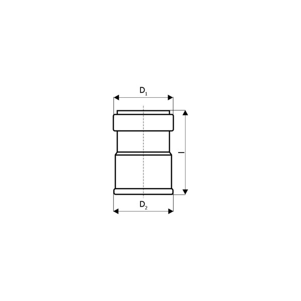 Муфта SKU 58 надвижная (ремонтная) Ostendorf Skolan Safe PP-MD (332500) Муфта SKU 58 надвижная (ремонтная) Ostendorf Skolan Safe PP-MD (332500)