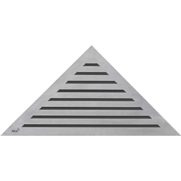 Решетка для углового душевого лотка Alcaplast нержавеющая сталь-матовый (LIFE)