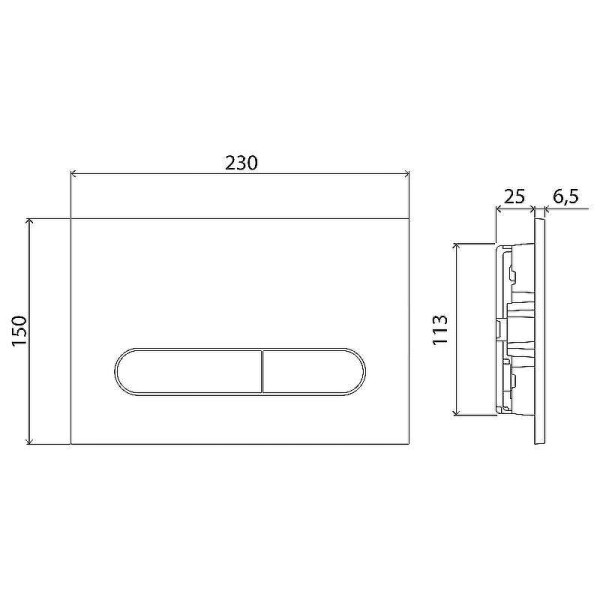 Инсталляция для унитаза с клавишей BelBagno черный (BB002-80/BB007-PR-NERO.M)