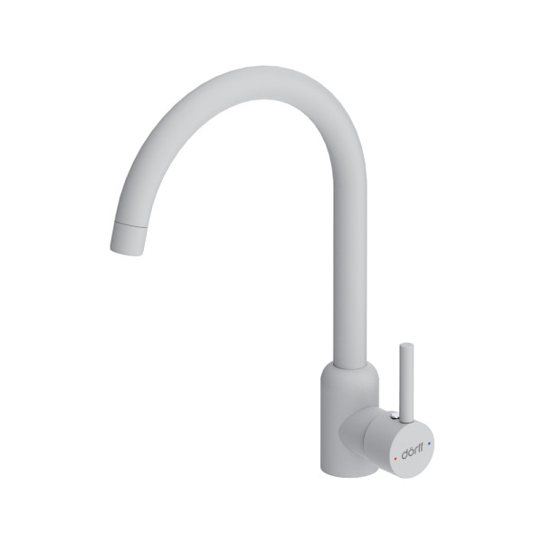 Смеситель для кухни Dorff Logic белый (D3007033)