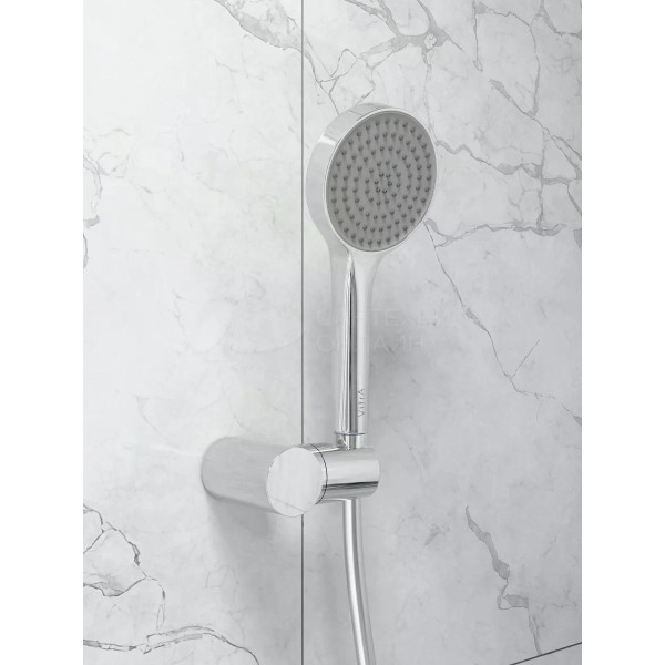 Душевая лейка Vitra Base 100 мм хром (A45907EXP) Душевая лейка Vitra Base 100 мм хром (A45907EXP)