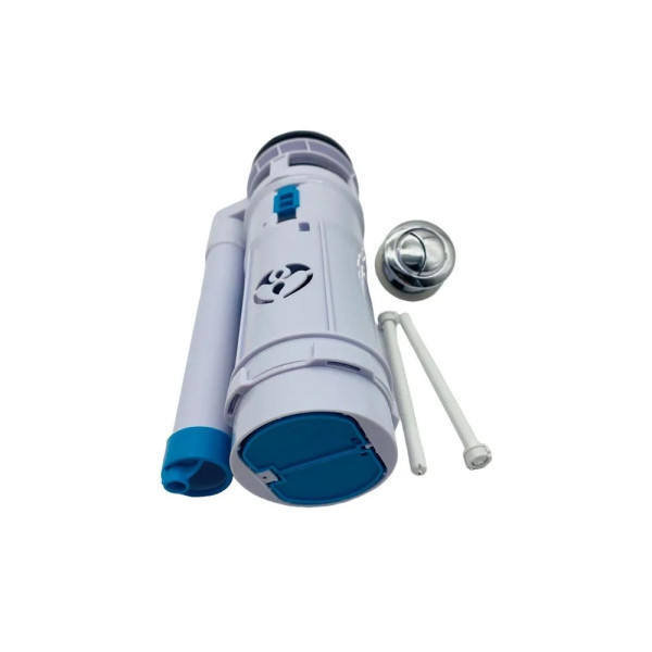 Арматура для смывного бачка Vieir 2-х кнопочная нижний подвод воды 63 мм без клапана (VRQ44)