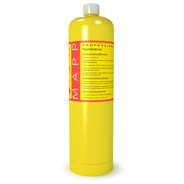 Баллон газовый Rotorica MAP/Pro для пайки медных труб 1л (RT.7220500) Баллон газовый Rotorica MAP/Pro для пайки медных труб 1л (RT.7220500)