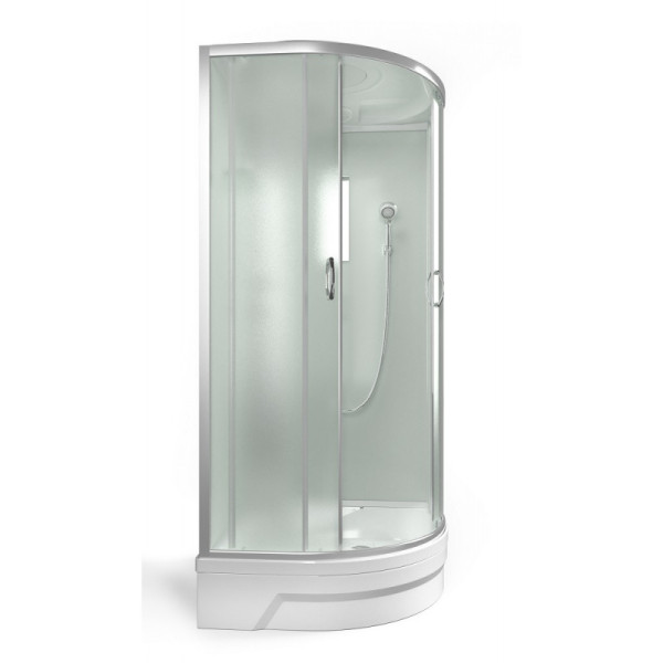 Душевая кабина Erlit 90х90 стекло матовое, профиль хром (ER 350926-C3-RUS)