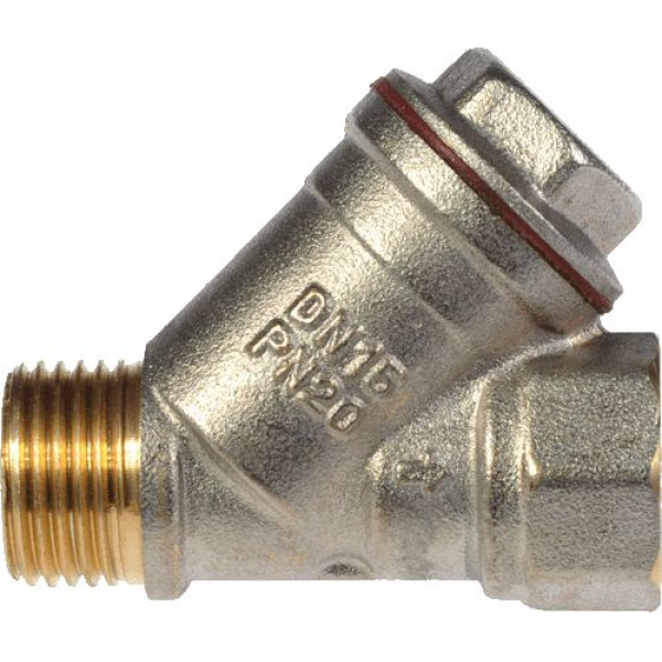 Фильтр косой 1/2" НВ TeRma (никель) (33879) Фильтр косой 1/2" НВ TeRma (никель) (33879)