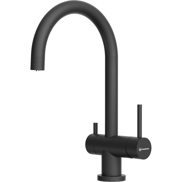 Смеситель для кухни Omoikiri Yamada-P-BL с переключателем на фильтр черный (4974226)