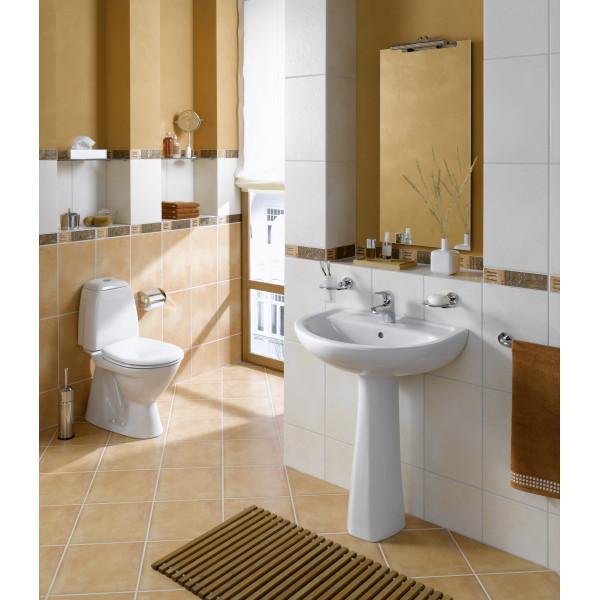 Раковина подвесная Vitra Normus с пьедесталом (9600B003-7650) Раковина подвесная Vitra Normus с пьедесталом (9600B003-7650)