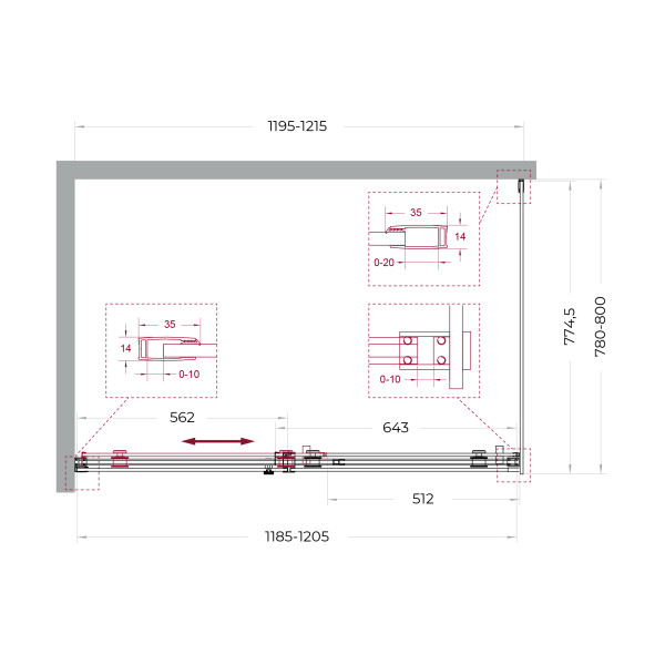 Душевой уголок BelBagno Soft Close-2 120x80x200 стекло прозрачное, профиль хром глянцевый (SOFT_CLOSE-2-AH-1-120/80-C-Cr) Душевой уголок BelBagno Soft Close-2 120x80x200 стекло прозрачное, профиль хром глянцевый (SOFT_CLOSE-2-AH-1-120/80-C-Cr)
