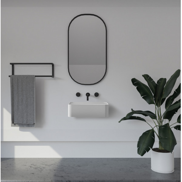 Раковина подвесная Abber Stein 500x400 белый матовый (AS2626) Раковина подвесная Abber Stein 500x400 белый матовый (AS2626)