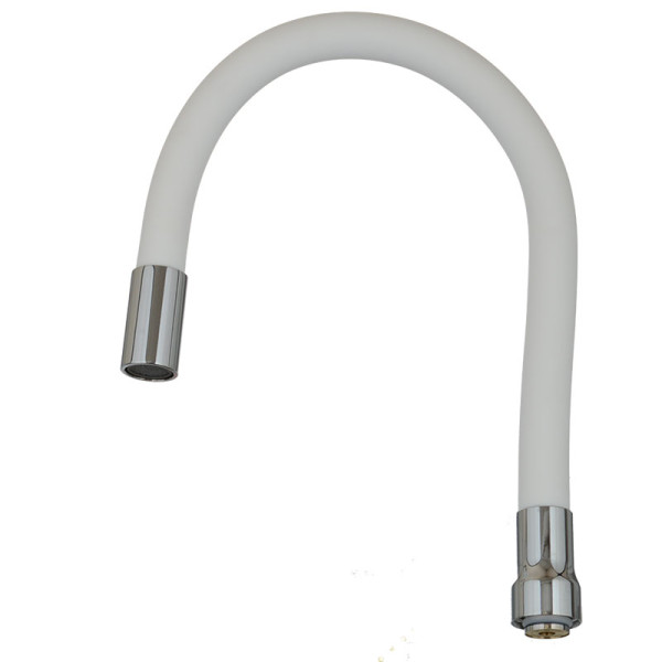 Излив гибкий Melodia LUXE белый 49см (MKP20916)