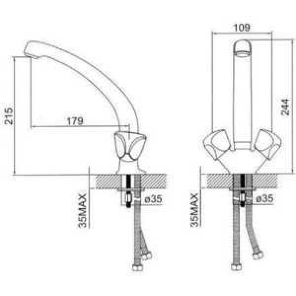 Смеситель для кухни Iddis Praktic Plus (PRPSB20i05)