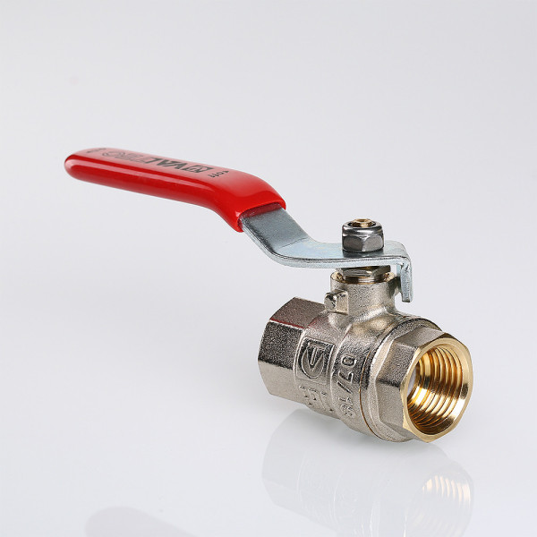 Кран 3/4" ВВ шаровый Valtec Base (красная ручка) VT.214.N.05 Кран 3/4" ВВ шаровый Valtec Base (красная ручка) VT.214.N.05