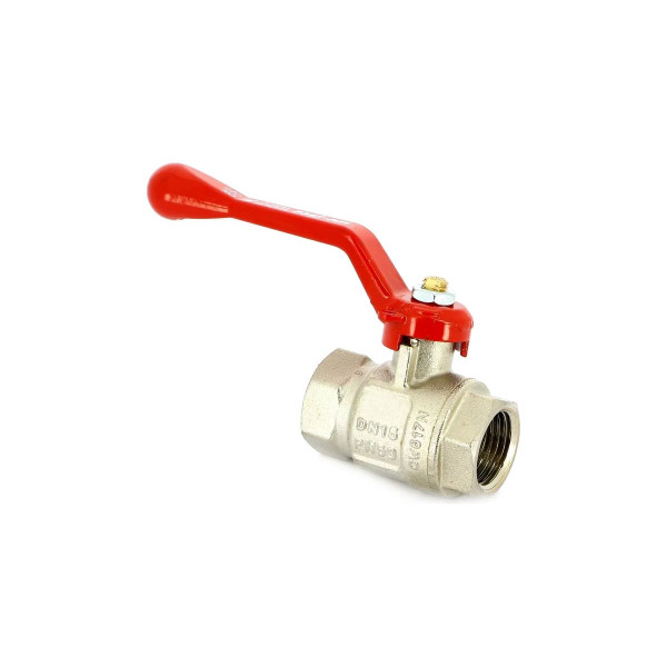 Кран 1/2" ВВ шаровый Uni-Fitt Etalon (ГОСТ, красная ручка) 110L2000