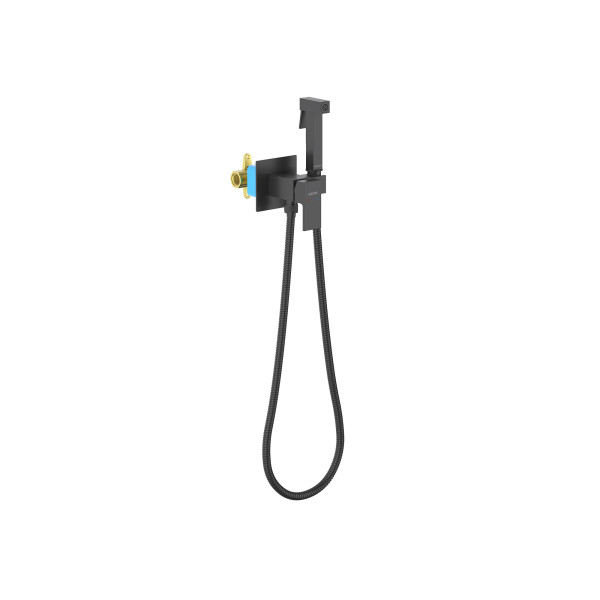 Смеситель с гигиеническим душем Aquatek Либра черный матовый (AQ1022MB) Смеситель с гигиеническим душем Aquatek Либра черный матовый (AQ1022MB)