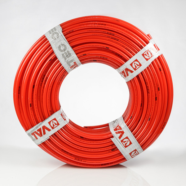 Труба п/э Valtec PEXa-EVOH 16x2,0 мм. красная, бухта 200 м. (VA1620.3.R.200)