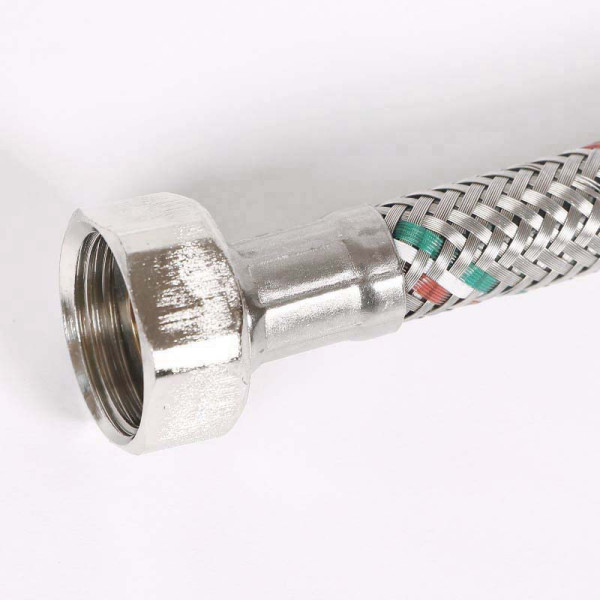 Подводка гибкая Uni-Fitt 1800 мм 1/2" ВВ DN 8 оплётка из нерж. стали (500S2018)