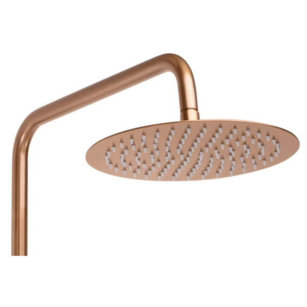 Душевая система термостат с изливом Rea Lungo Copper mat (REA-P8807)