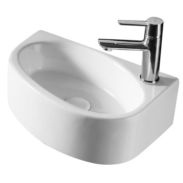 Раковина подвесная Azario Comella 42x14x29 белая (AZ-4519) Раковина подвесная Azario Comella 42x14x29 белая (AZ-4519)