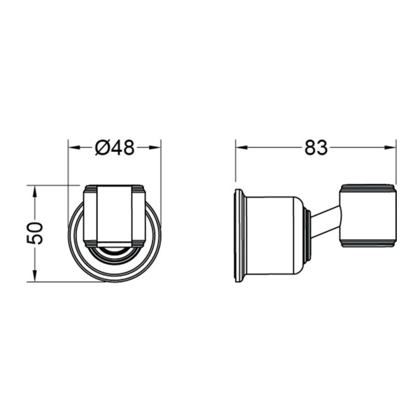 Держатель Aquatek Классик хром (AQ2407CR)