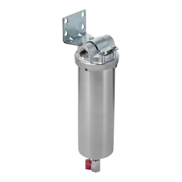 Фильтр колбовый Гидротек (HSH-10SL 3/4") 3/4" 10SL со сливом (нержавеющая сталь, для холодной и горячей воды) (8002) Фильтр колбовый Гидротек (HSH-10SL 3/4") 3/4" 10SL со сливом (нержавеющая сталь, для холодной и горячей воды) (8002)