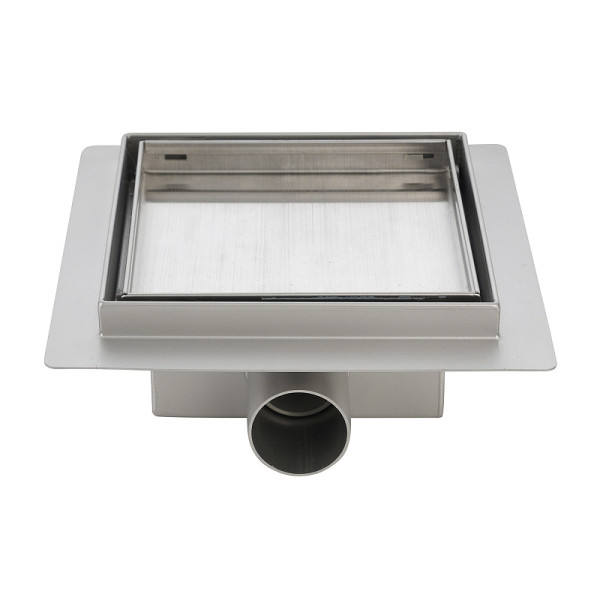 Трап горизонтальный Azario под плитку 150x150 хром (AZZ1TILE150)